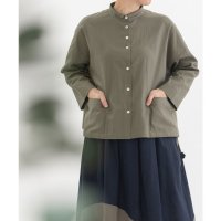 nop de nod/ノップドゥノッド nop de nod リネンコットンダッチカラージャケットシャツ/508055556