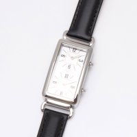 AGATHA PARIS/アガタ パリ AGATHA PARIS デュアルタイムウォッチ、長方形、レザー、ブラウン/508055757