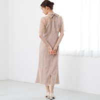 form forma/フォルムフォルマ form forma 【kaene】チェックレース×チョーカー付きドレス/結婚式/パーティー/お呼ばれ/508055888