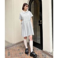 F.i.n.t/フィント F i.n.t 【洗える】 ドロスト リボン シャツ ワンピース/508056055