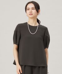JIYU-KU（SMALL SIZE）/【SHIHOさんコラボ・洗える】バックサテンジョーゼット ブラウス/508056446
