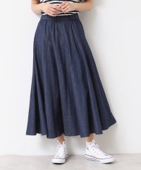 Dessin/デッサン Dessin 綿麻デニム切替スカート/508056599