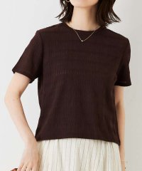 abahouse mavie/シャーリングボーダーTシャツ/508056600