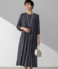 NIJYUSANKU（LARGE SIZE）/【接触冷感/吸水速乾/洗える】ペインティングプリント ワンピース/508056701