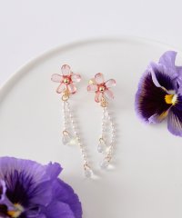 Maison de FLEUR/メゾン ド フルール Maison de FLEUR クリアフラワーイヤリング/508056840