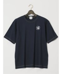GRAND-BACK/グランバック GRAND－BACK 【大きいサイズ】シナコバ/SINA COVA 綿天竺 ワッペン クルーネック半袖Tシャツ/508057355
