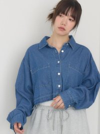RETRO GIRL/レトロガール RETRO GIRL カットオフデニムSH/508057392