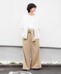 SENSE OF PLACE by URBAN RESEARCH/ベルトテッドジャンプスーツ/508057476
