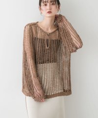 SENSE OF PLACE by URBAN RESEARCH/キーネックメッシュニット/508057481