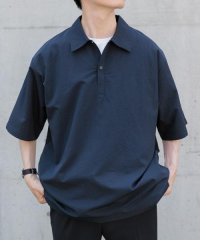 ITEMS URBAN RESEARCH/『撥水/イージーケア/接触冷感/UVカット』タスランナイロンスナップボタンポロシャツ/508057567