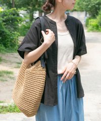 ITEMS URBAN RESEARCH/リネンレーヨンフレンチシャツ/508057590