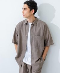 URBAN RESEARCH/LINEN PIN HEAD SHORT－SLEEVE SHIRTS/508057714