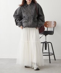 NICE CLAUP/OLIVE des OLIVE OUTLET/【RMAF】ZIPデニムブルゾン/508057841