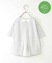 ikka kids/【親子おそろい】冷感バックシャンボーダープルオーバー（120〜160cm） /507835082