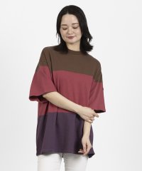 LEVI’S OUTLET/SHORT STACK Tシャツ BOLD PLACED STRIPE EARTH RED STRIP/507894078