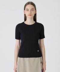BLUE LABEL CRESTBRIDGE/アセテートコットンランダムリブニット/508035677