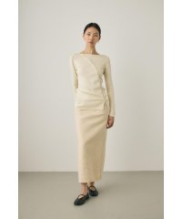 moussy/斜めボタンニットトップス　/508056787