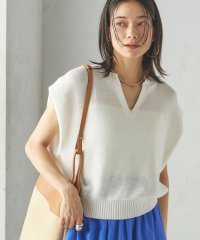 SHIPS WOMEN/〈手洗い可能〉ポリエステル 麻 スキッパー プルオーバー/508058814
