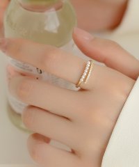 Leja/レジャ Leja ストーンパールフォークリング 結婚式 パーティー 成人式 二次会 同窓会 お呼ばれ オケージョン 20代 30代 40代/508059019