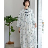 POU DOU DOU/プードゥドゥ POU DOU DOU ステッチプリントカフタンワンピース/508059109