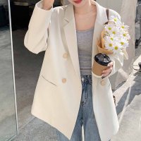 shoppinggo/ショッピングゴー shoppinggo テーラードジャケット レディース ジャケット 金ボタン薄手 長袖 ライトアウター 裏地 お洒落 可愛い フォーマル キレ/508059293