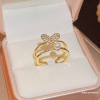 shoppinggo/ショッピングゴー shoppinggo 指輪 ハート パール オープン リング フリーサイズ シンプル ゴールド 入学式 卒業式 フォーマル カジュアル 結婚式/508059299