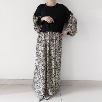 Doux Belle/ドゥー ベル Doux Belle ドッキング 花柄ワンピース ロングワンピース/508059308