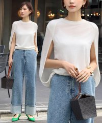 ELFRANK/エルフランク ELFRANK ケープスリットスリーブニットプルオーバー/508061770