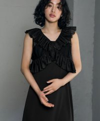 GIRL/ガール GIRL チュールフリルベスト キャミソールロングワンピース セット 結婚式 ワンピース パーティードレス オケージョンドレス お呼ばれ 二次会 成人式/508061771