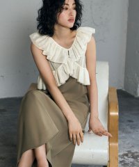 GIRL/ガール GIRL チュールフリルベスト キャミソールロングワンピース セット 結婚式 ワンピース パーティードレス オケージョンドレス お呼ばれ 二次会 成人式/508061771