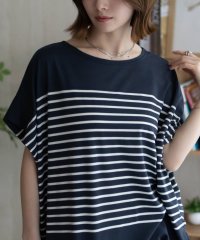 MAC HOUSE/マックハウス Mac－House ボーダーフレンチTシャツ/508063139