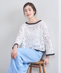 UNITED ARROWS/クロッシー エンブロイダリー ニットプルオーバー/508063352