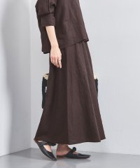 UNITED ARROWS/リネン フレア マキシスカート/508063354