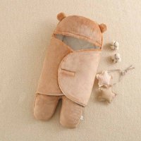 shoppinggo/ショッピングゴー shoppinggo おくるみ 赤ちゃん用 冬 ベビーおくるみ 寝袋 新生児 抱っこ布団 退院 コットン ベビー服 ふわふわ お出かけ 足付き/508063413