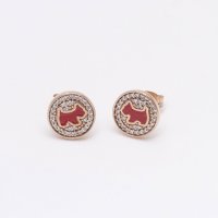 AGATHA PARIS/アガタ パリ AGATHA PARIS 20A、スコットエナ、ピアス、ディスク、CZ、エナメル/508065567