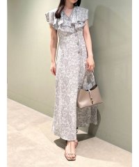 SNIDEL/ラッフルカラーワンピース/508065638