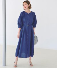 grove/麻調メッシュラグランスリーブワンピース/508065715