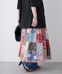 NICE CLAUP/OLIVE des OLIVE OUTLET/【India series】パッチワークスカート/508065821