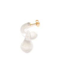 TOMORROWLAND GOODS/ LEVENS JEWELS MINI GLASS HOOP ピアス/508066111