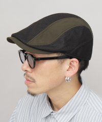Ruben/ルーベン Ruben モナコハンチング メンズ 帽子 メッシュ 春夏 バイカラー 2トーン 無地 シンプル 通気性 速乾/508066754