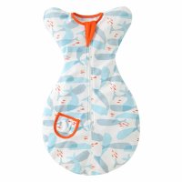 shoppinggo/ショッピングゴー shoppinggo おくるみ スリーパー 新生児 赤ちゃん 睡眠 夜泣き対策き 出産祝い モロー反射 寝かしつけ 退院 夏用 ベビー服 手が/508066773