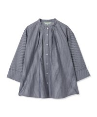 Petit Honfleur/プチ オンフルール Petit Honfleur ストライプバンドカラーシャツ/508066796