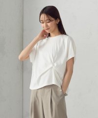 COMME CA ISM /【接触冷感】ツイストタックＴシャツ　/508023700