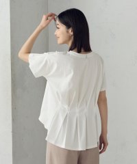 COMME CA ISM /【接触冷感】バックタックＴシャツ/508023701