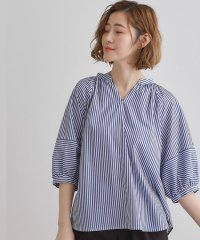 grove/【夏に嬉しい機能付き】ランタンスリーブシャツブラウス/508065762