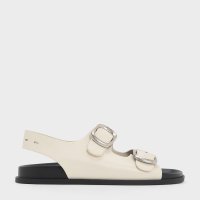 CHARLES & KEITH/バックル ダブルストラップスリングバックサンダル/508066912