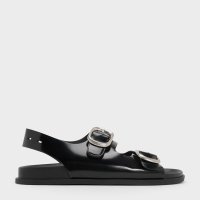 CHARLES & KEITH/バックル ダブルストラップスリングバックサンダル/508066912