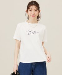 any SiS S/【洗える】ベーシックロゴ刺繍 Tシャツ/508067349