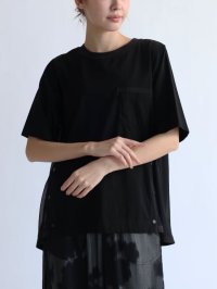 LASUD/ラシュッド LASUD バックシフォンデザインカットソー/508067646