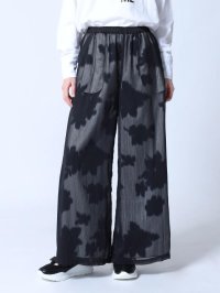 LASUD/ラシュッド LASUD シフォンレイヤードフラワープリントワイドパンツ/508067652